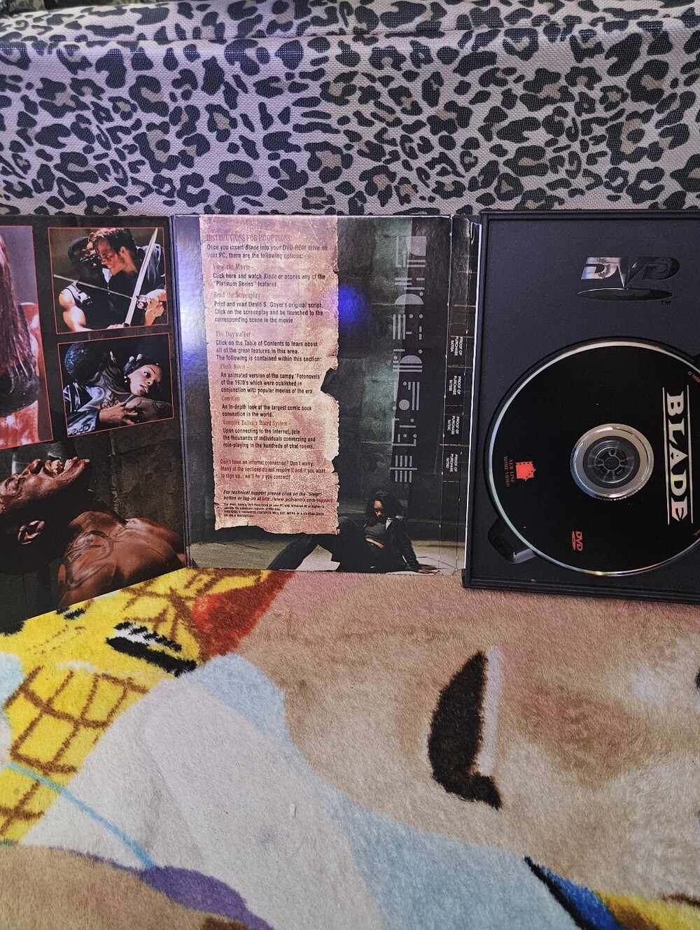 Blade DVD with Illustrated Insert - Black & Multicolor